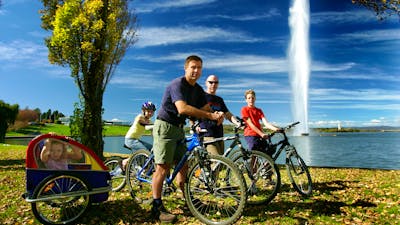 Hire bikes for the family