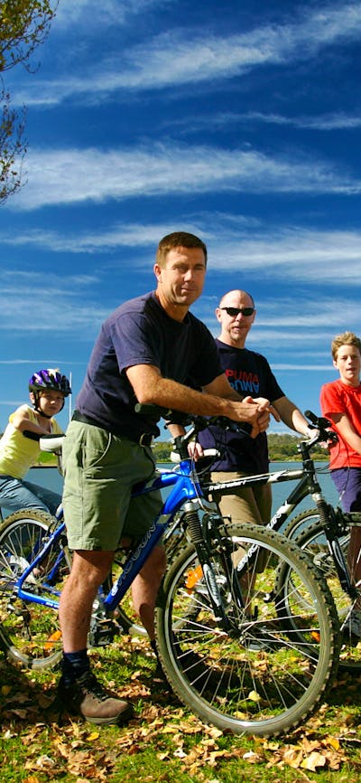 Hire bikes for the family