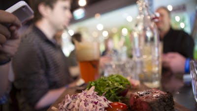 A meal served at Two Before Ten