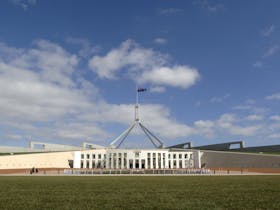 Image showing front view of Parliament House