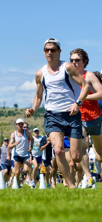 Runners at Stromlo Forest Park
