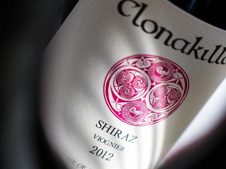 Bottle of Clonakilla Shiraz. Photo by David Reist