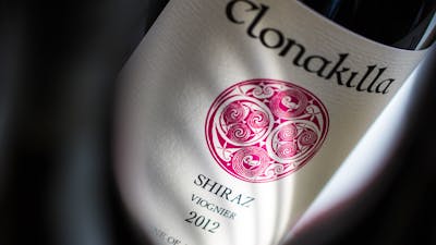 Bottle of Clonakilla Shiraz. Photo by David Reist