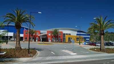 The outside view of Canberra International Sports and Aquatic Centre