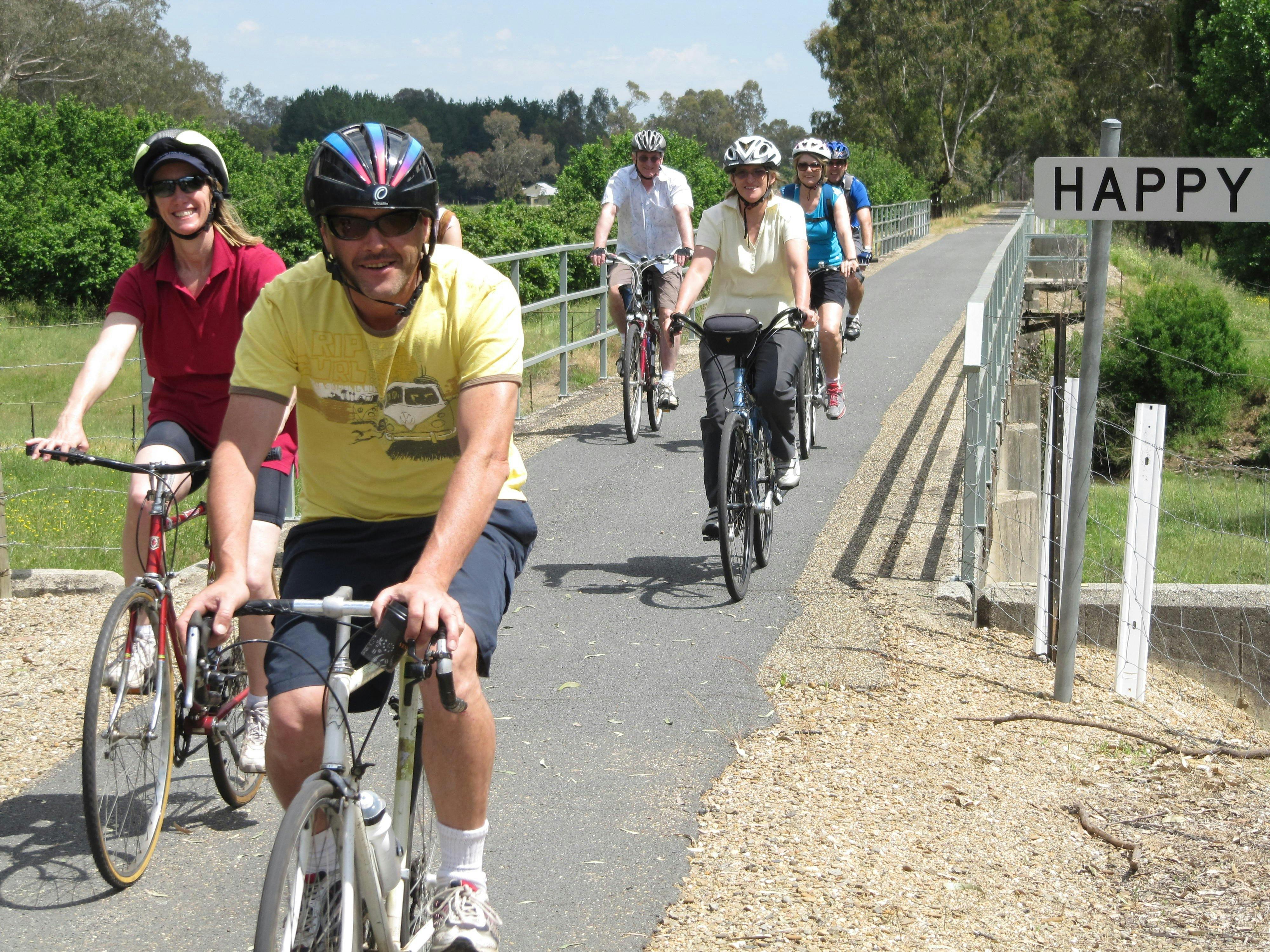 Riders with Rail Trail Cycling Tours