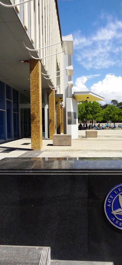 Legislative Assembly for the ACT's entrance