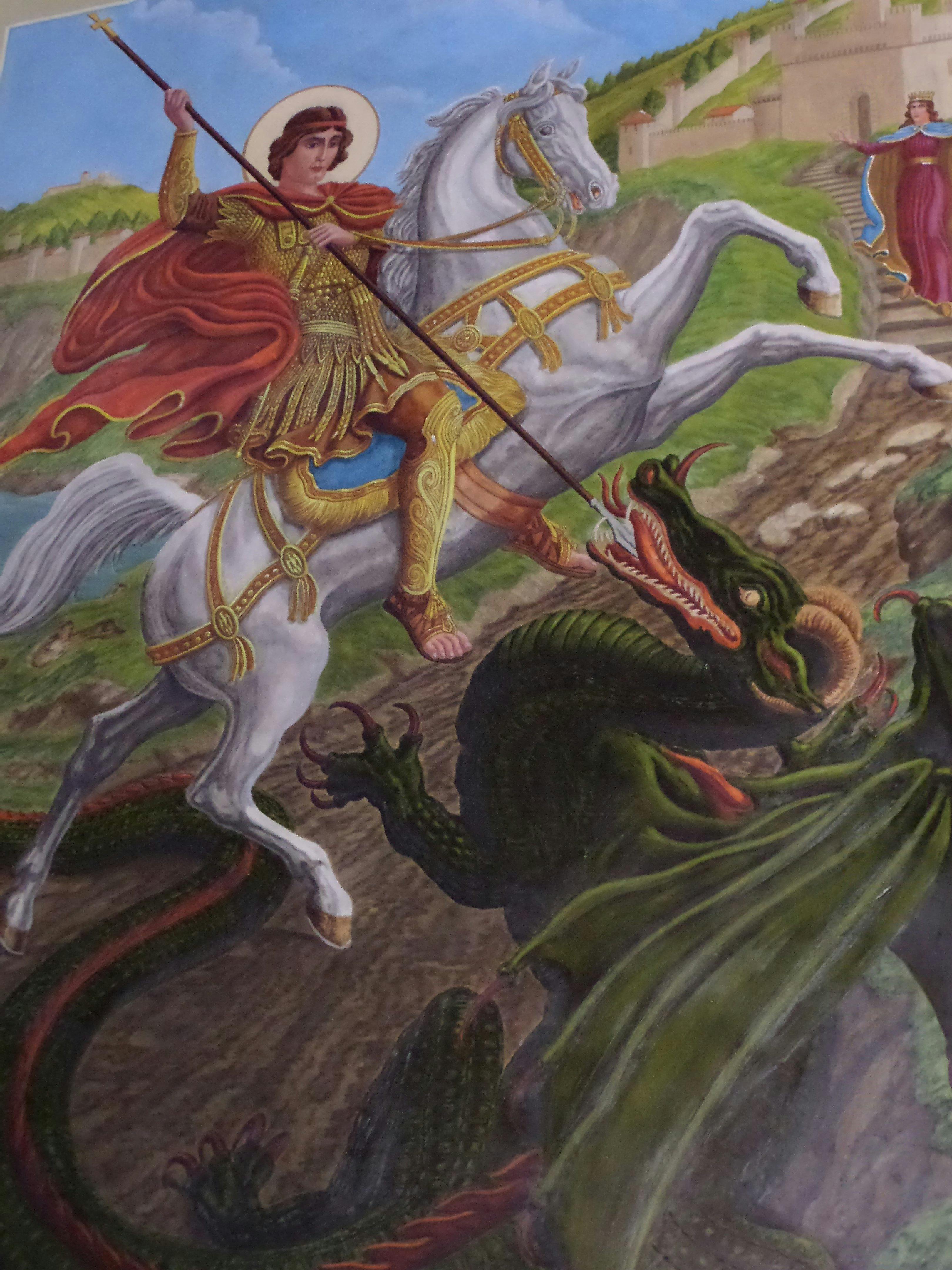 St. George slaying the dragon