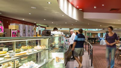 Desert and coffee counter