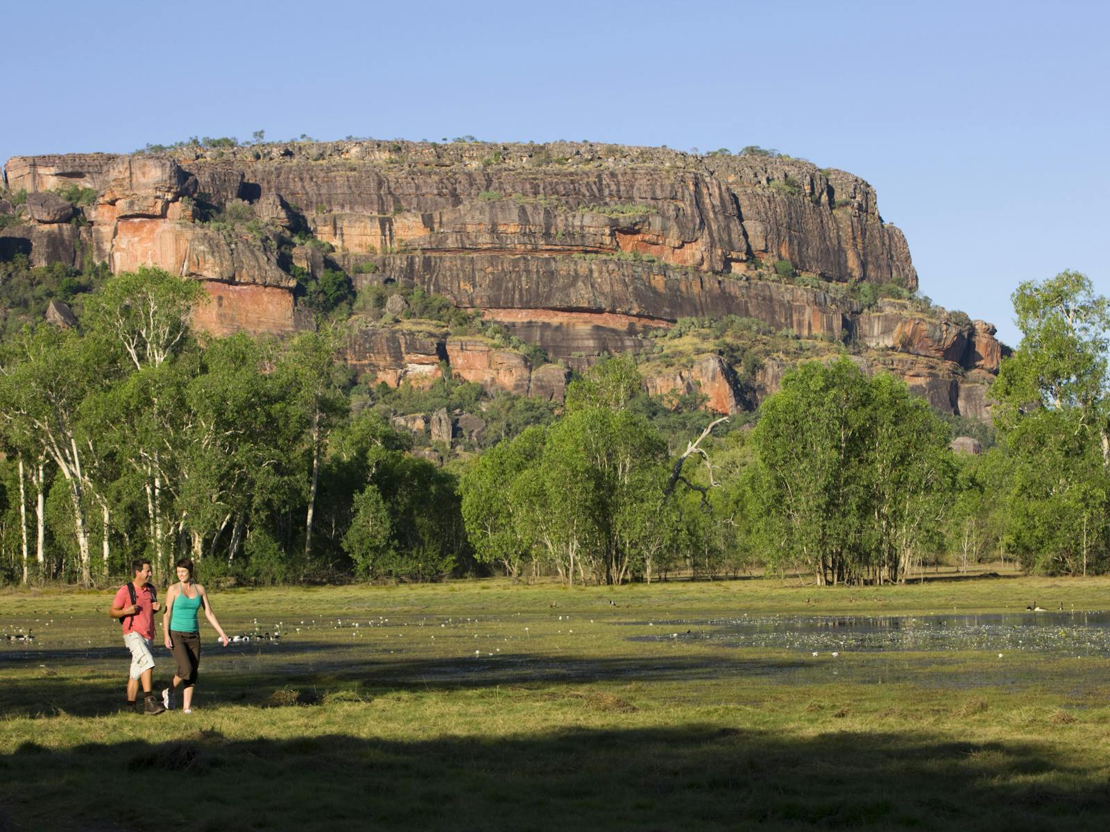 Sandstone and River Bushwalk, Kakadu Area, Northern Territory, Australia