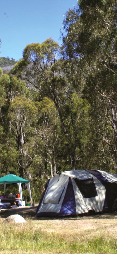 Camping at Woods Reserve. Photo courtesy of Allan Frith