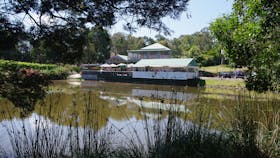 Cellar door, deck and marquee