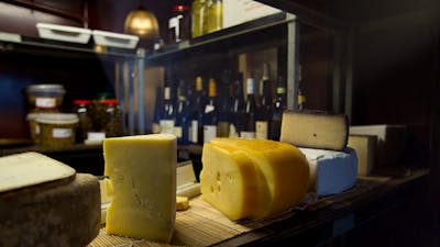 The cheese room at Silo in Kingston