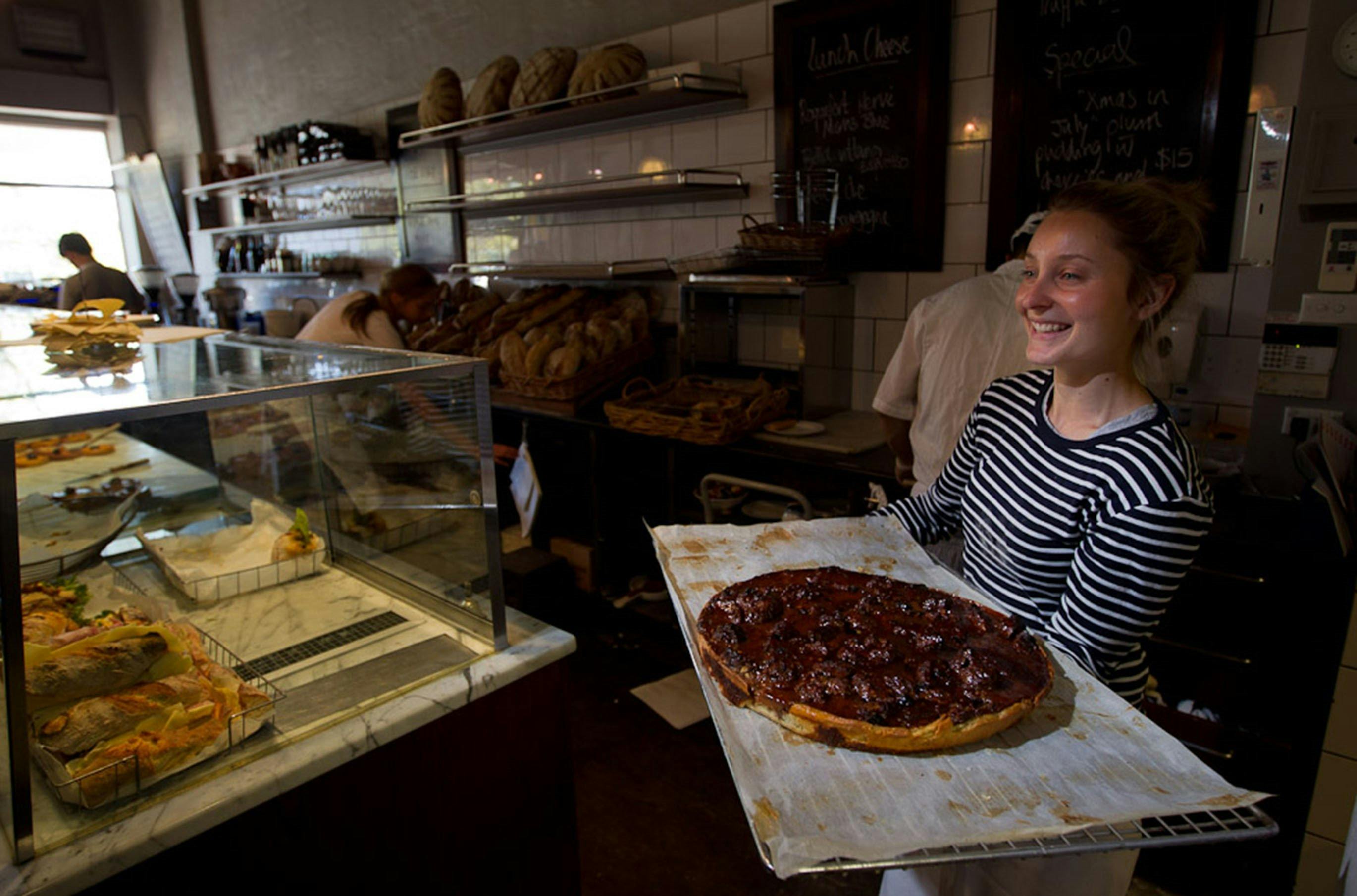 Freshly baked goods at Silo Bakery in Kingston, Canberra