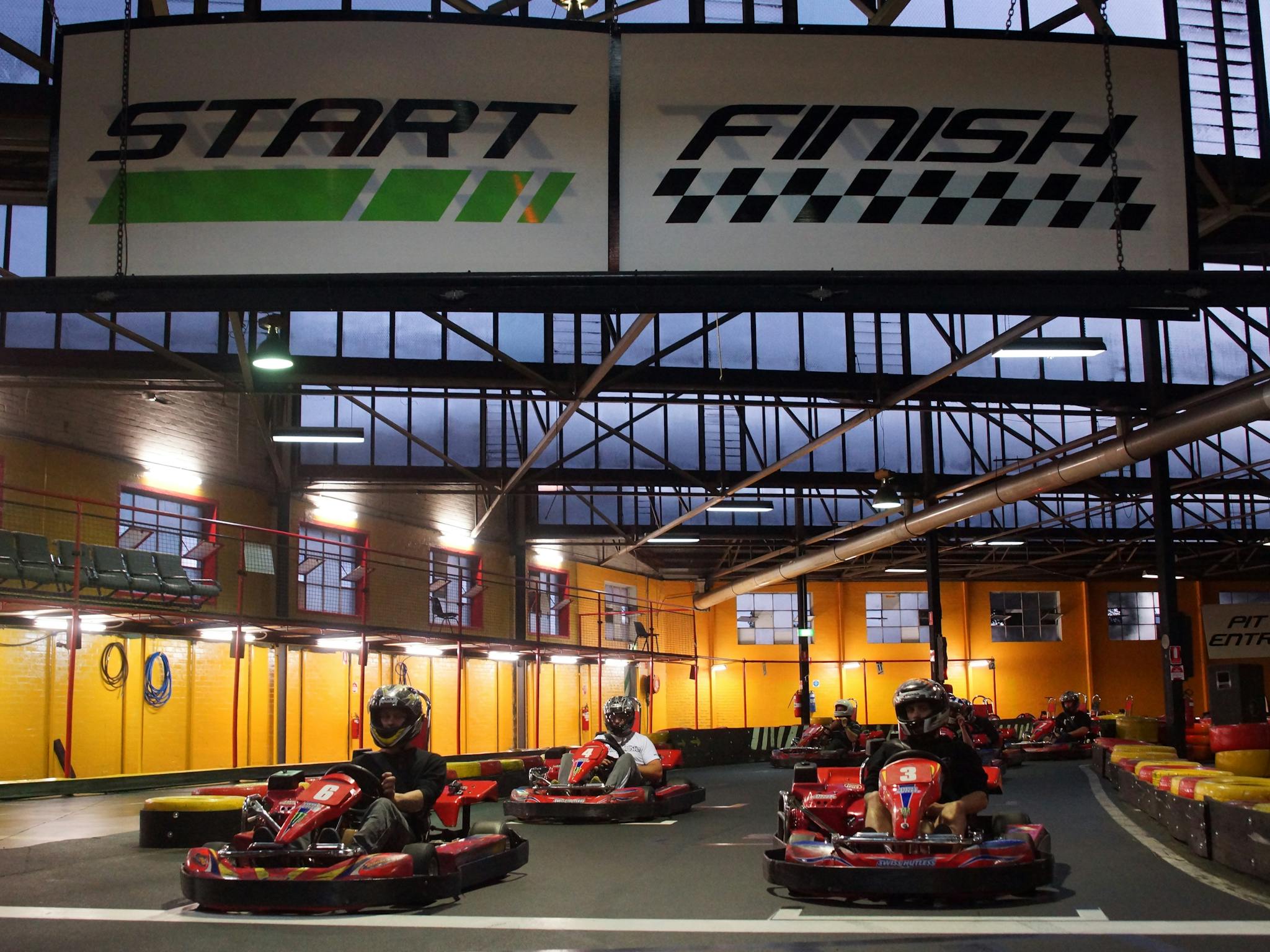 Ultra Fast Karts Indoor Gokart Racing BIG4 Adelaide Shores Caravan Park