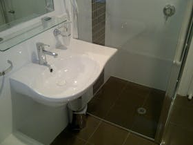 Stunning new bathrooms in all apartments