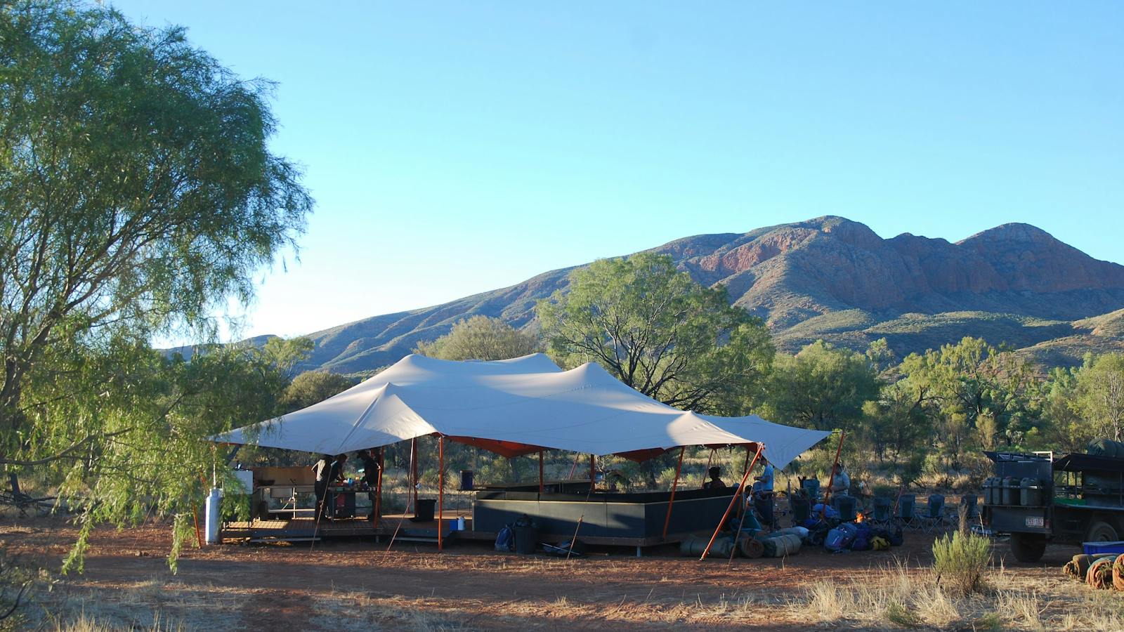 Camp Fearless at Mount Sonder, Larapinta Trail