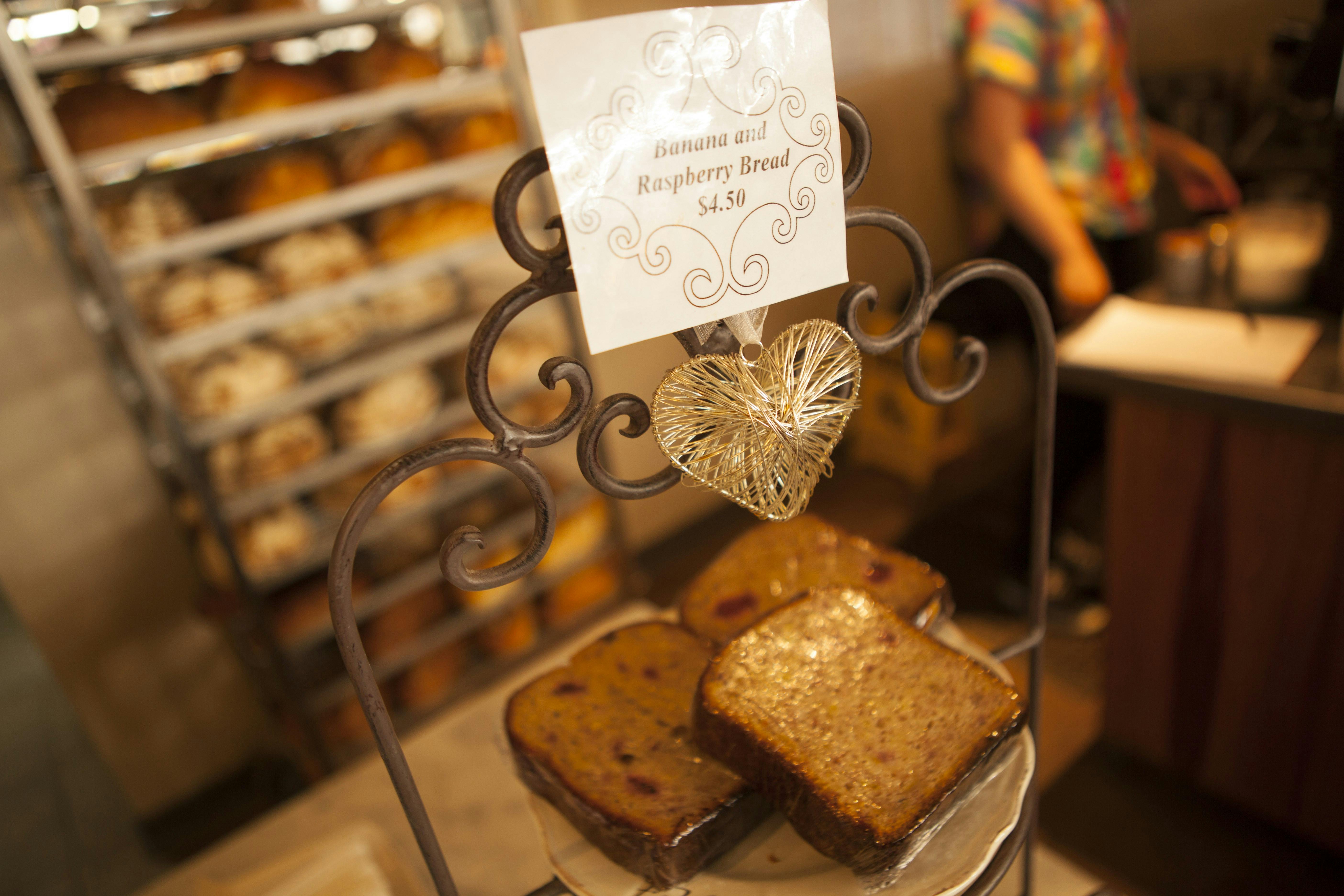 Banana and Rasberry Bread
