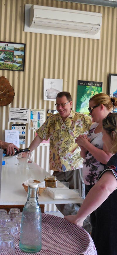 A wine tasting with Greg Gallagher