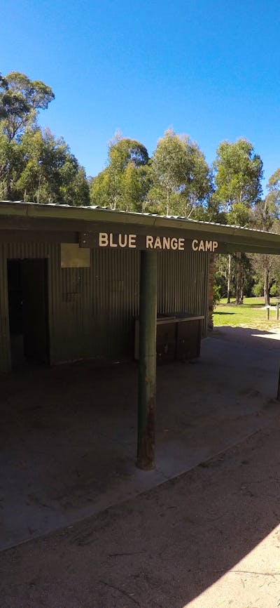 Shady verandah on the hut