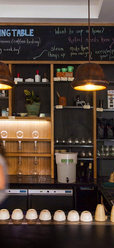 Different kinds of coffee making equipment