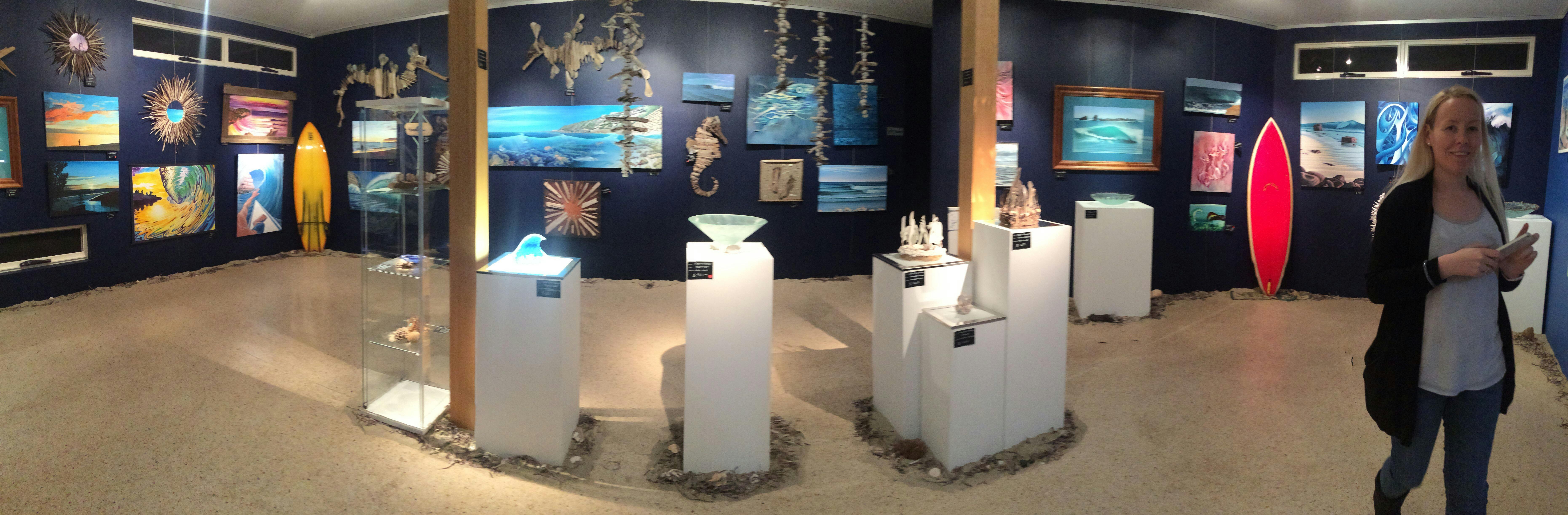 Inside the art gallery
