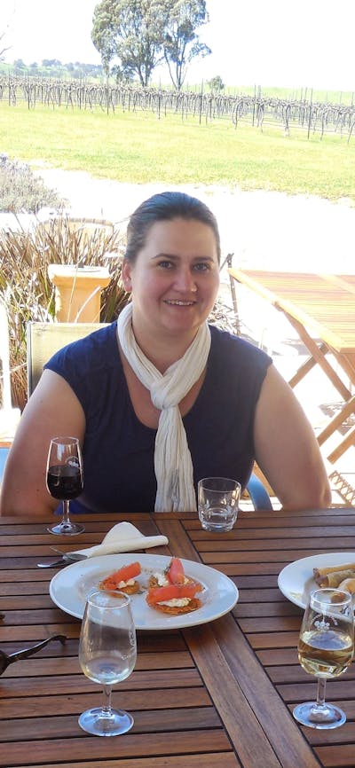 Guests enjoy cheeses and wines made at Gallagher Wines