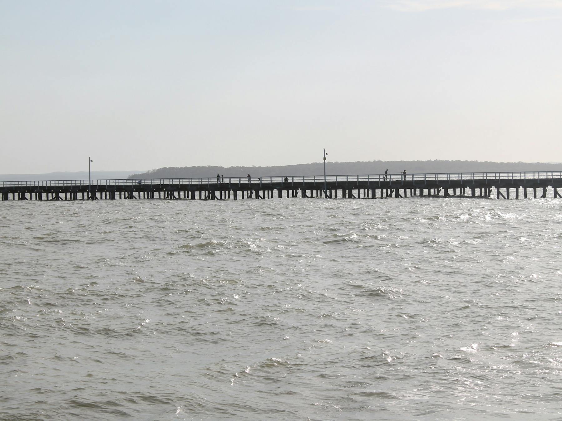 Summer or winter, the pier is always a great walking spot
