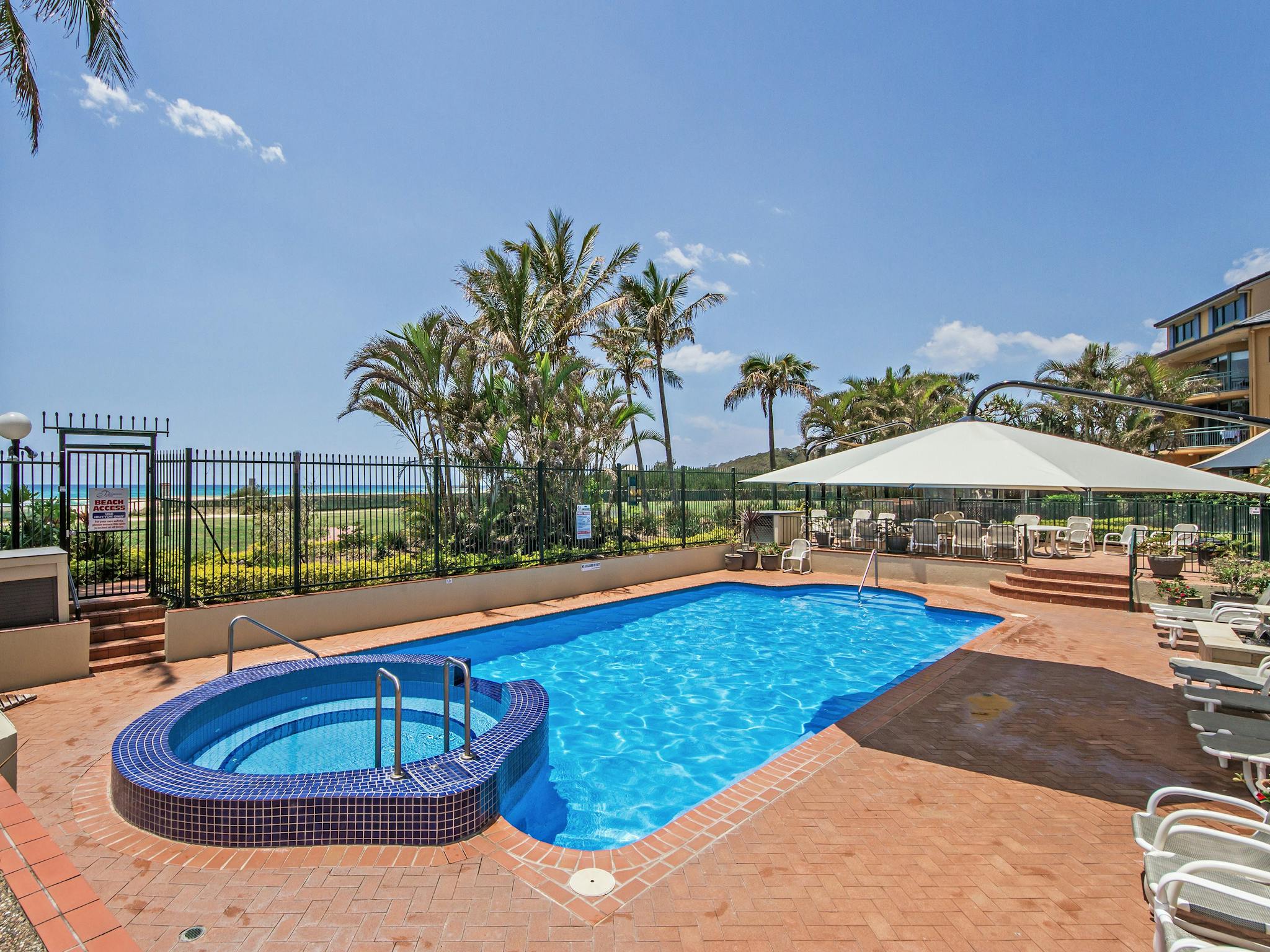 Heated Pool and Spa Heated Pool and Spa