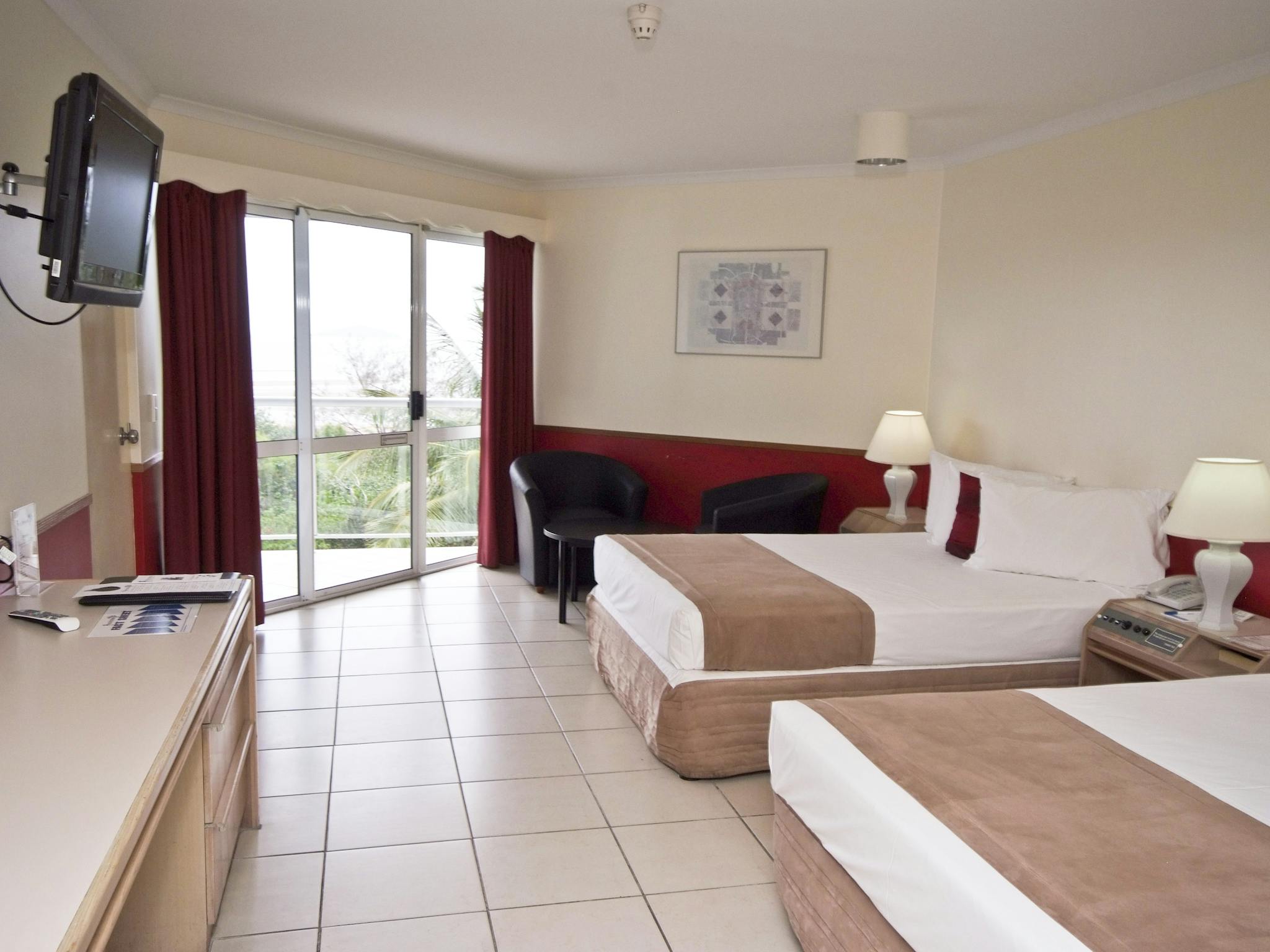 Pacific room consists of 2 Double beds Pacific room consists of 2 Double beds