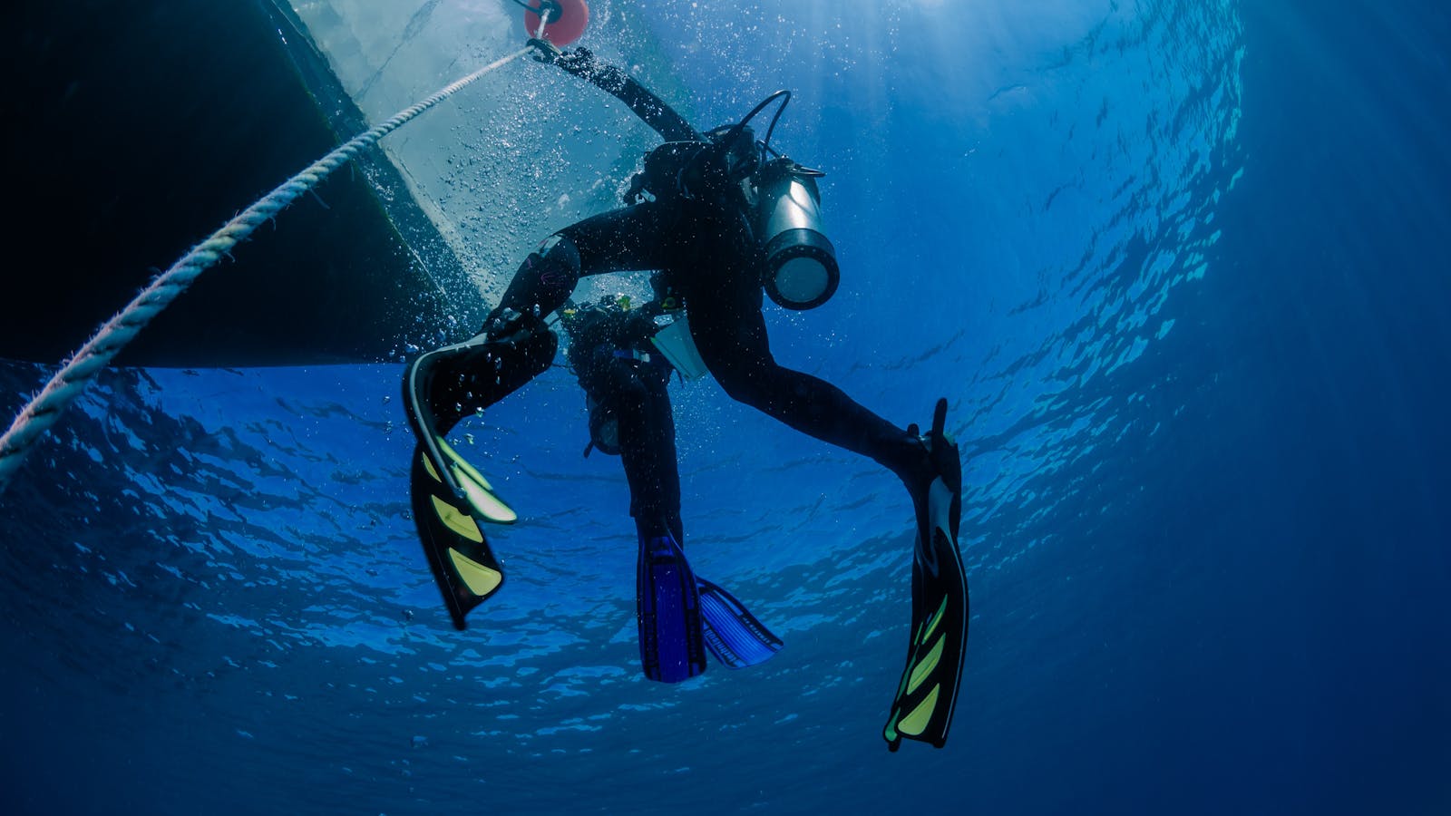 Great Barrier Reef Learn to Dive professionals