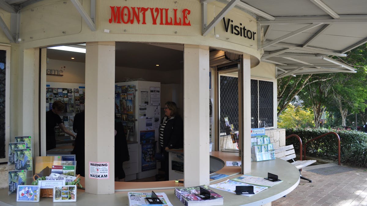 Montville Visitor Information Centre Service Counter