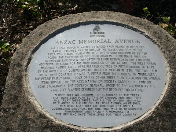Anzac Memorial Avenue, Redcliffe