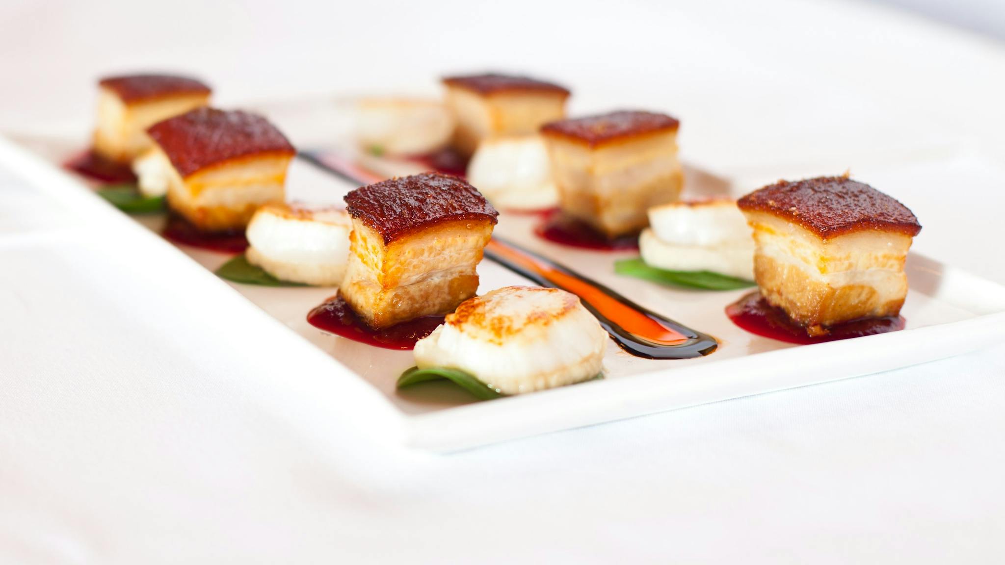Pork Belly and Scallops
