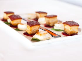 Pork Belly and Scallops