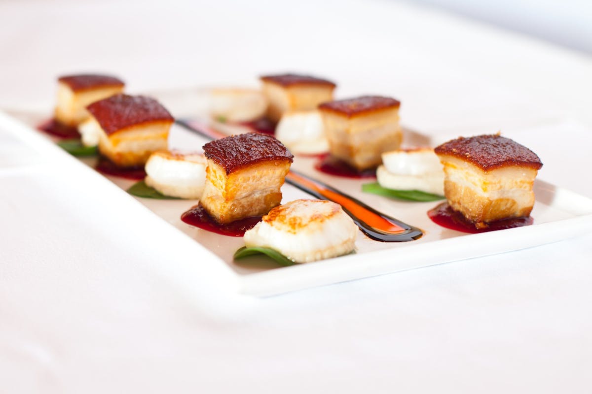 Pork Belly and Scallops