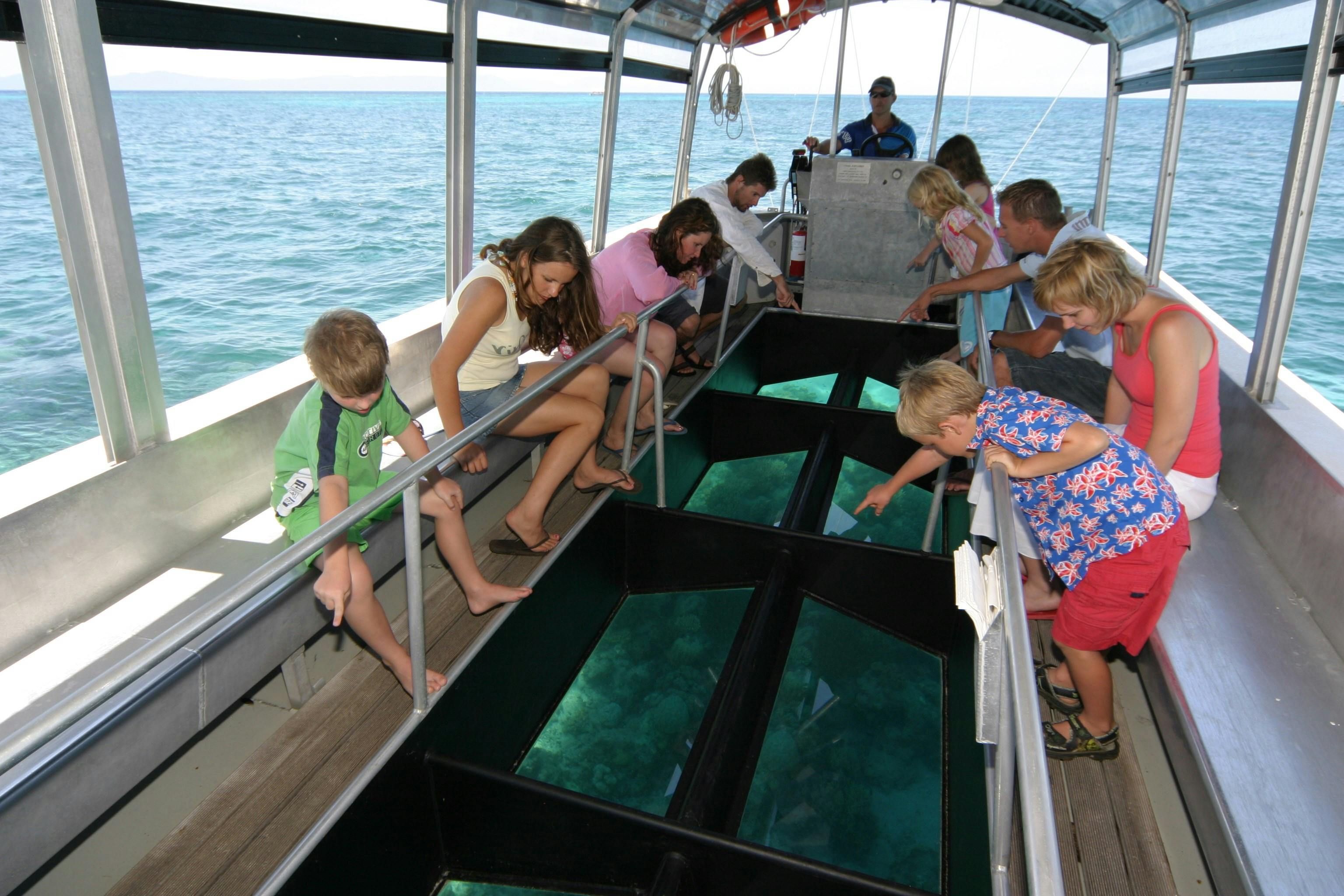 Glass bottom boat tour