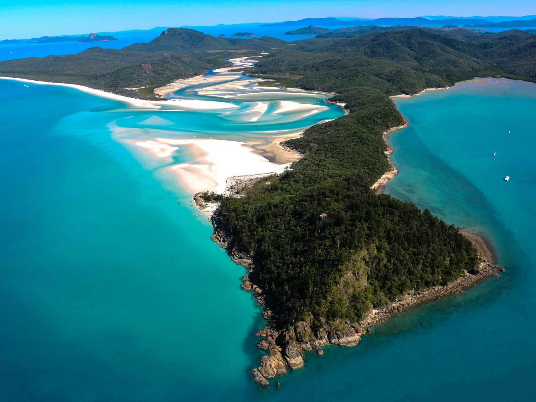 Whitehaven Beach and Hill Inlet with A Whitsunday Luxury Sailing Holiday Whitehaven Beach and Hill Inlet with A Whitsunday Luxury Sailing Holiday