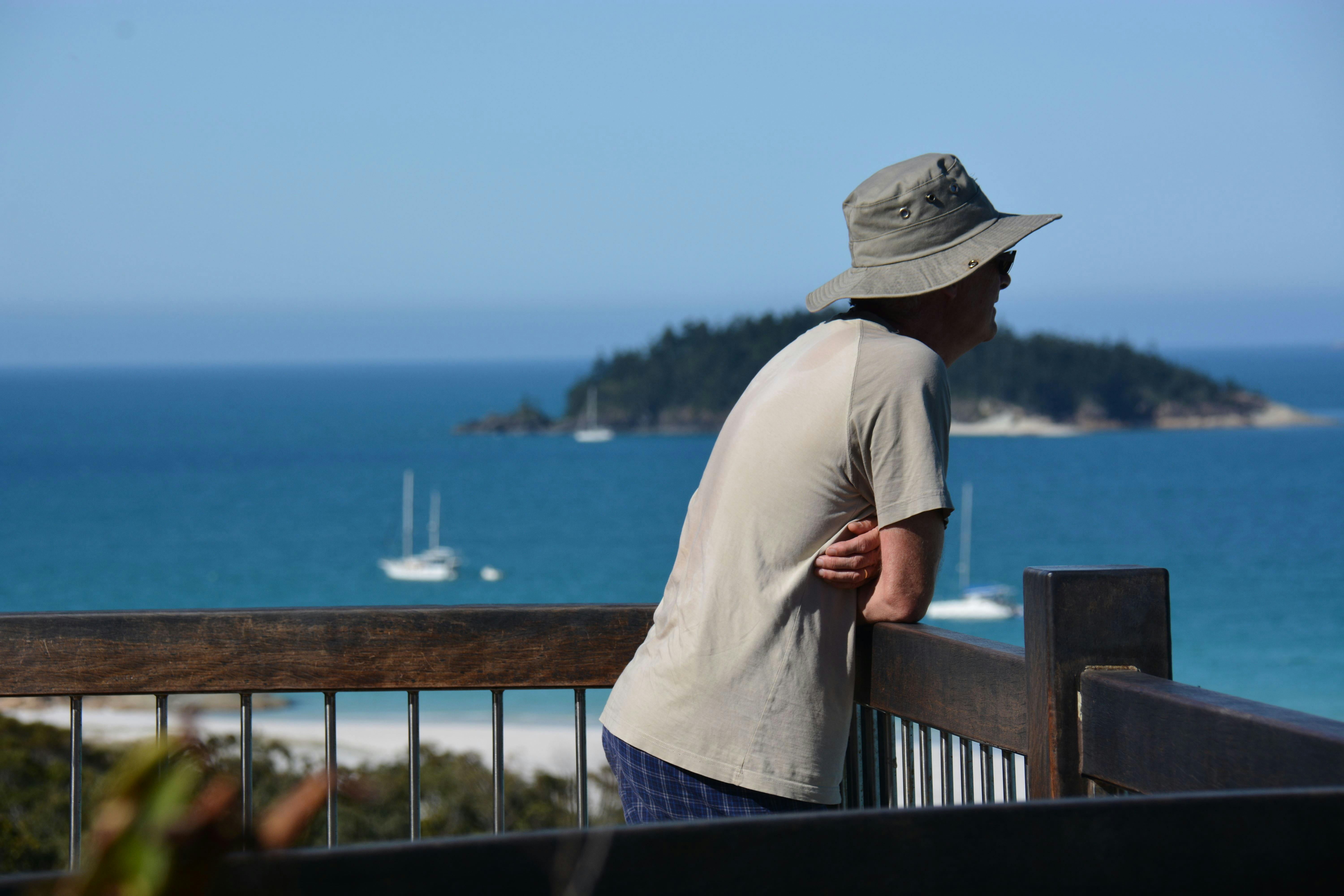 Admiring the view on a Whitsunday Luxury Sailing Holiday