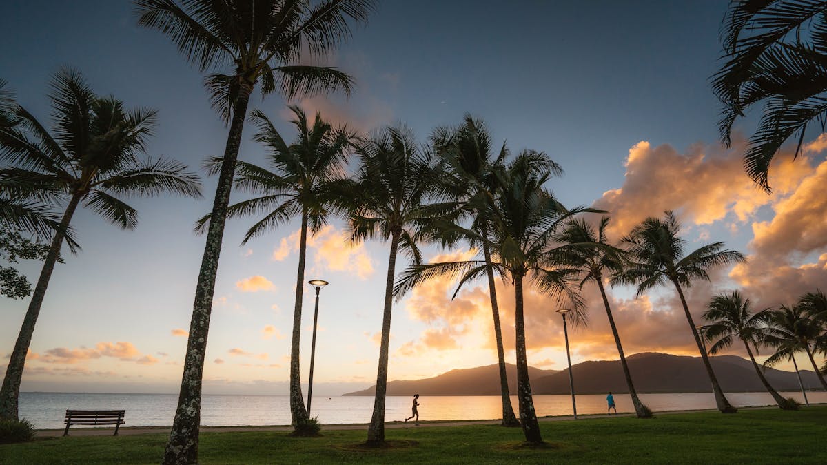 Sunrise on the Cairns esplanade