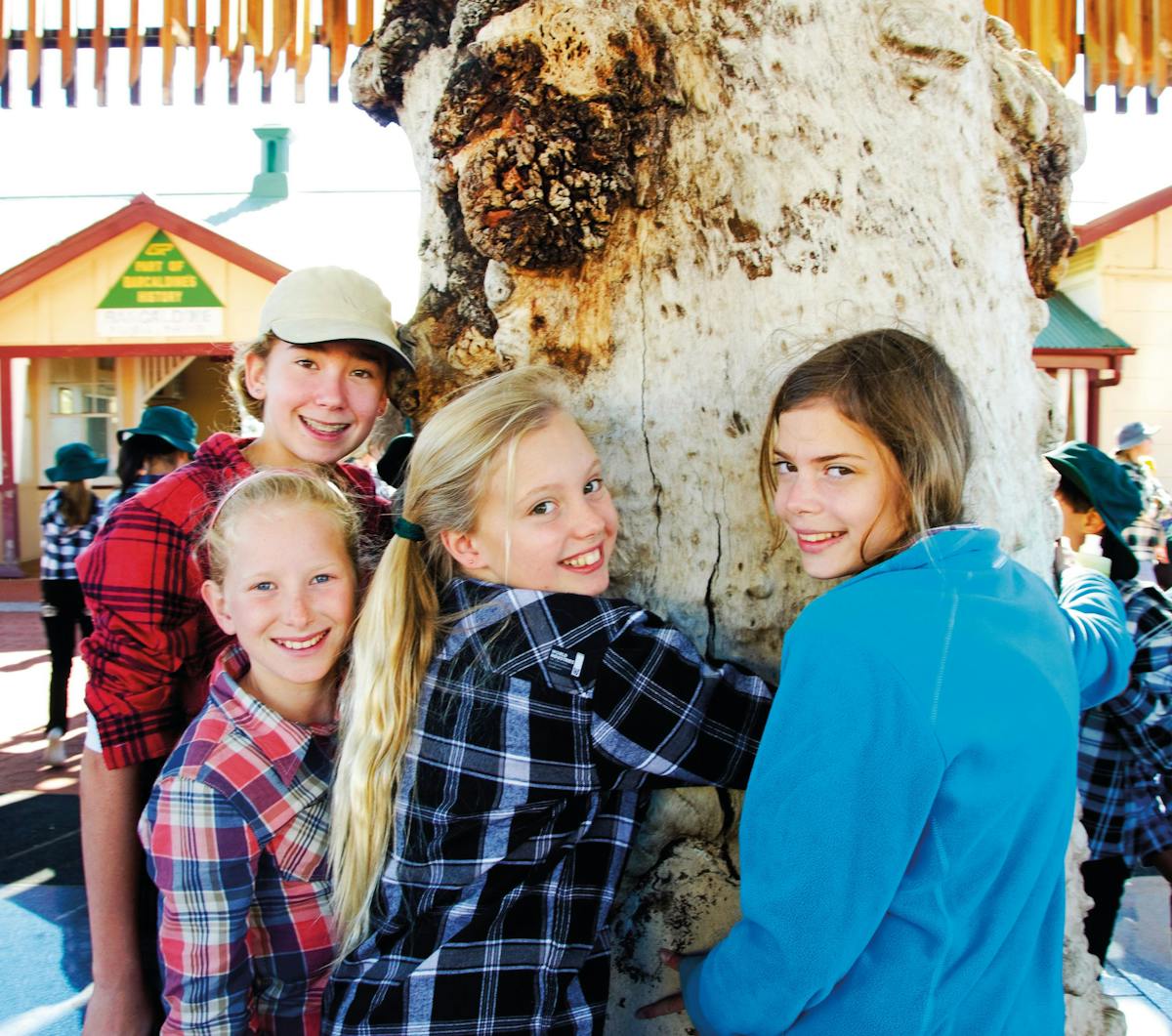 Kids at the Tree of Knowledge