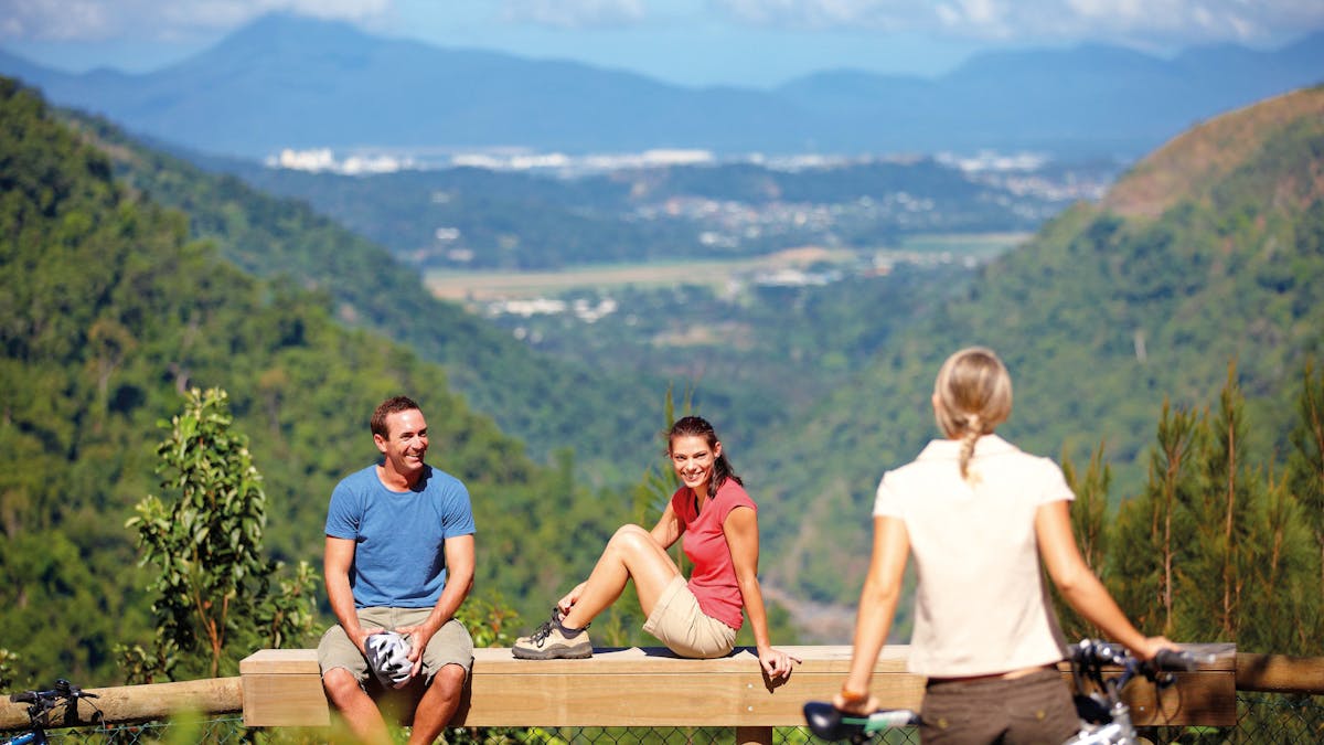 Looking out over Cairns from Kuranda