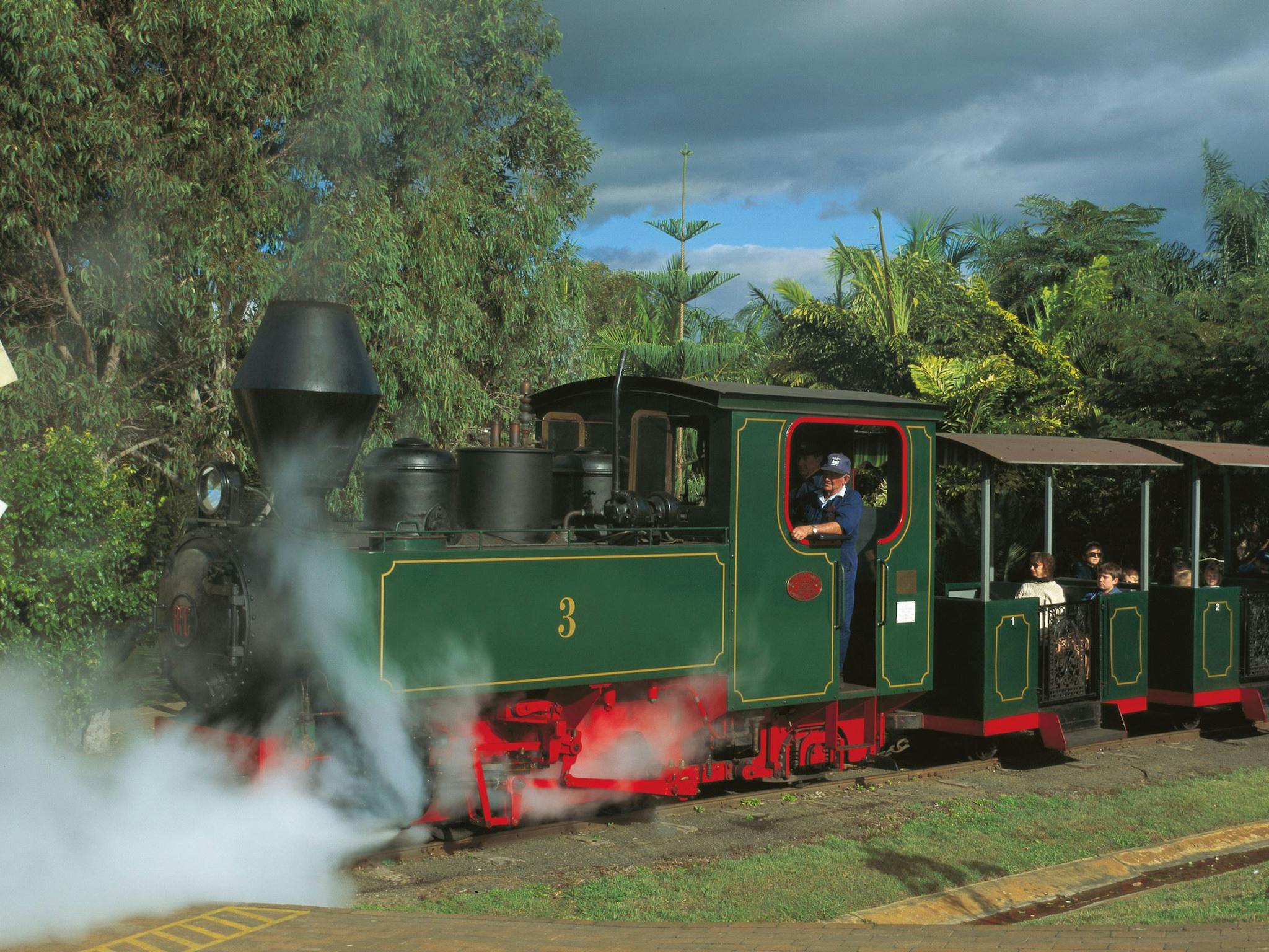 Steam Train at Bundaberg Botanic Gardens