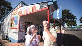 Enjoy a Mamminos gourmet icecream in Childers
