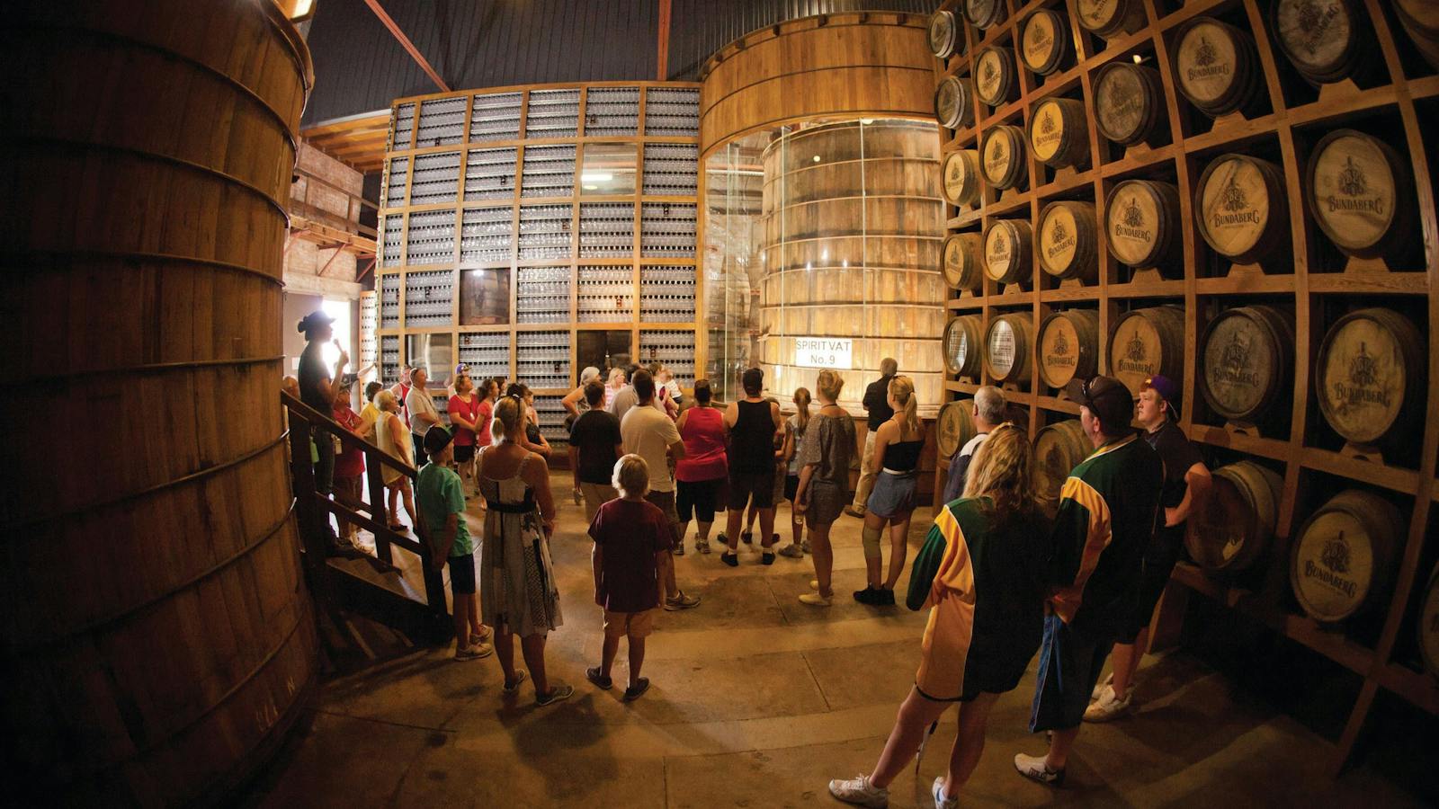 Explore the Bundaberg Rum Distillery with an informative tour