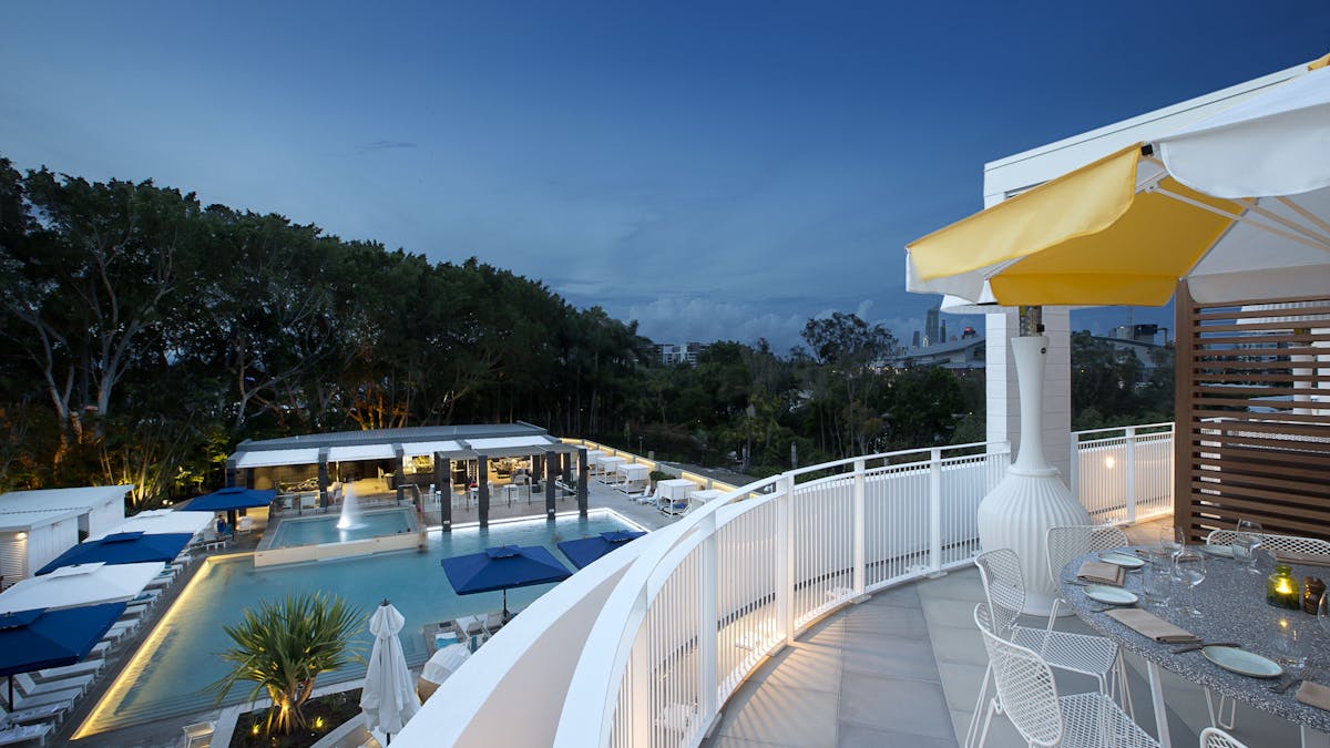Cucina Vivo balcony at The Star