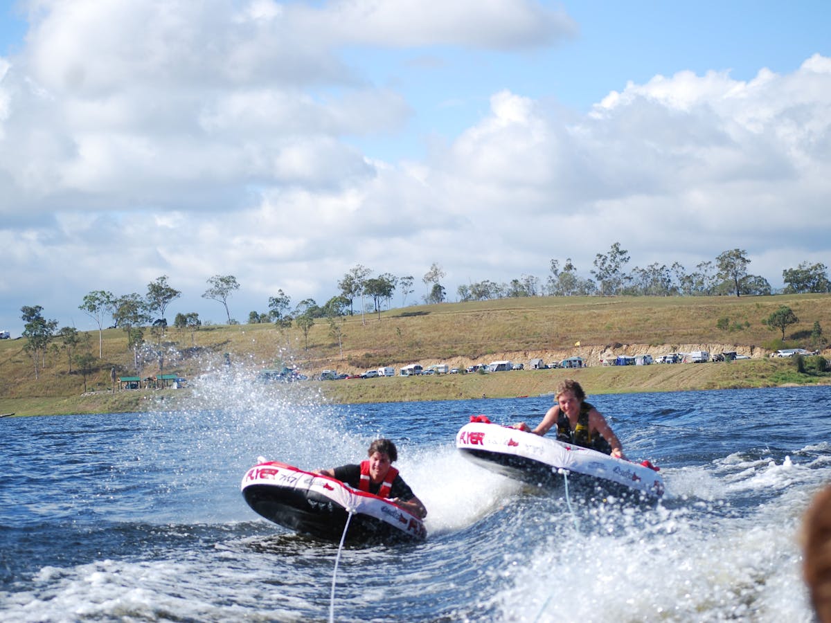 Tubing at Paradise Dam Tubing at Paradise Dam