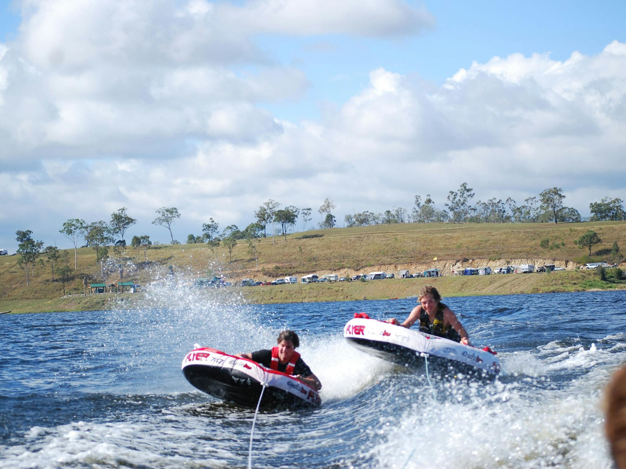 Tubing at Paradise Dam