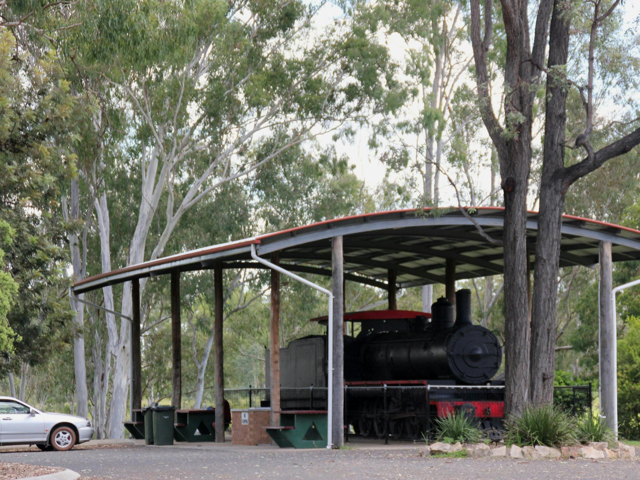 Steam Train in Bicentennial Park, Mundubbera