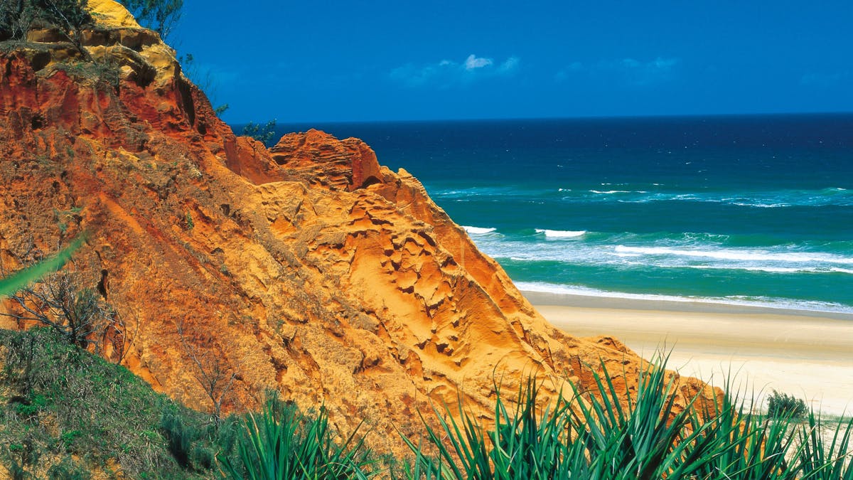 Coloured Sands, Fraser Island. Coloured Sands, Fraser Island.