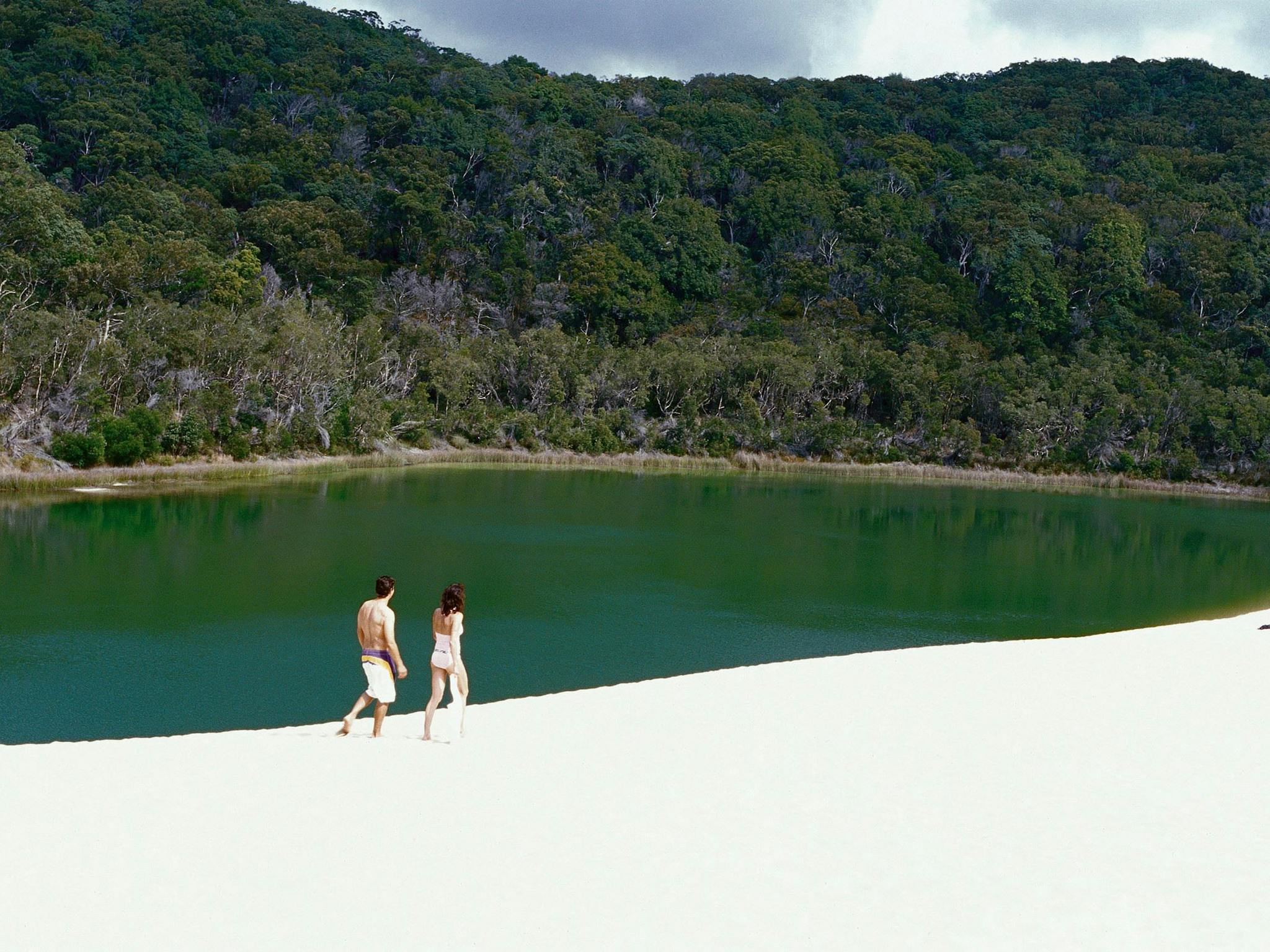 Lake Wabby, Fraser Island. Lake Wabby, Fraser Island.
